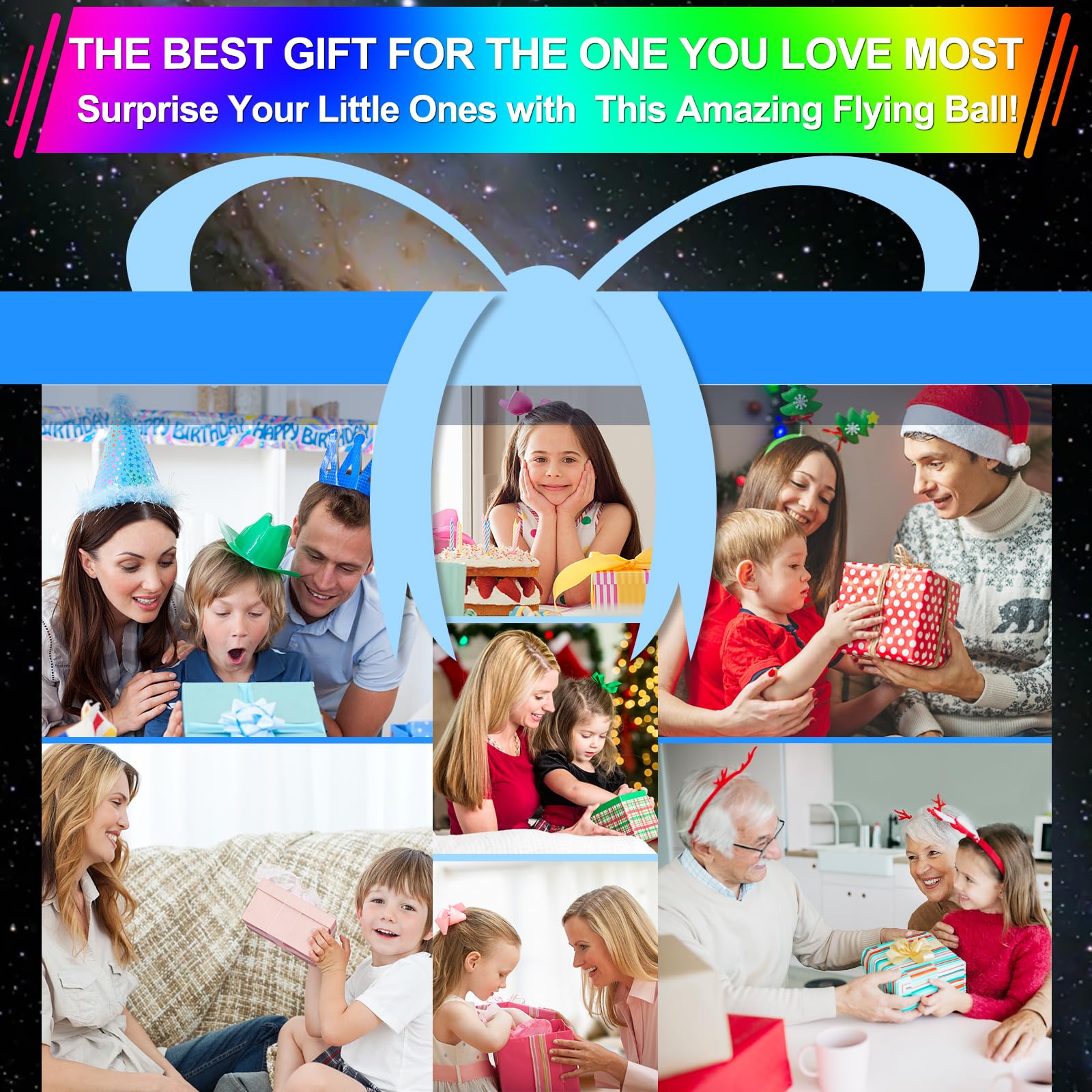 Vantexi gift-pack includes flying orb for birthdays and holidays
