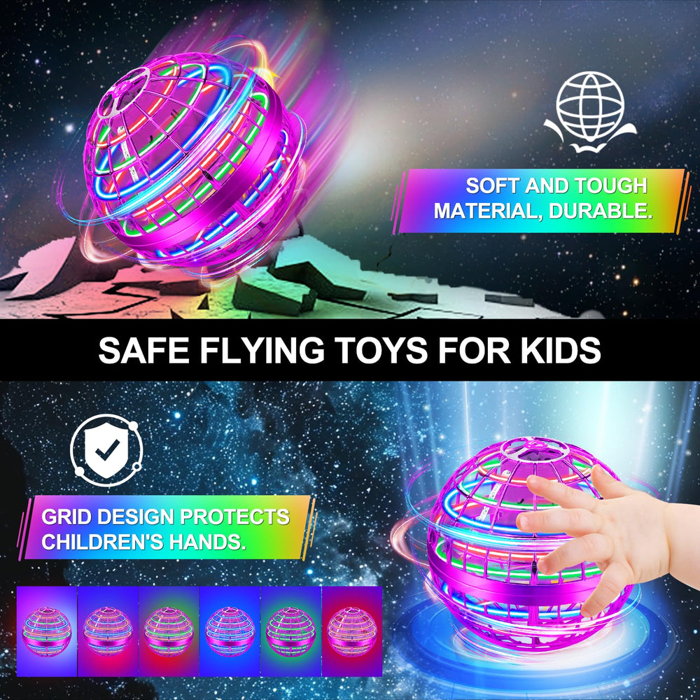 Vantexi LED color lights illuminate flight with neon-like glow