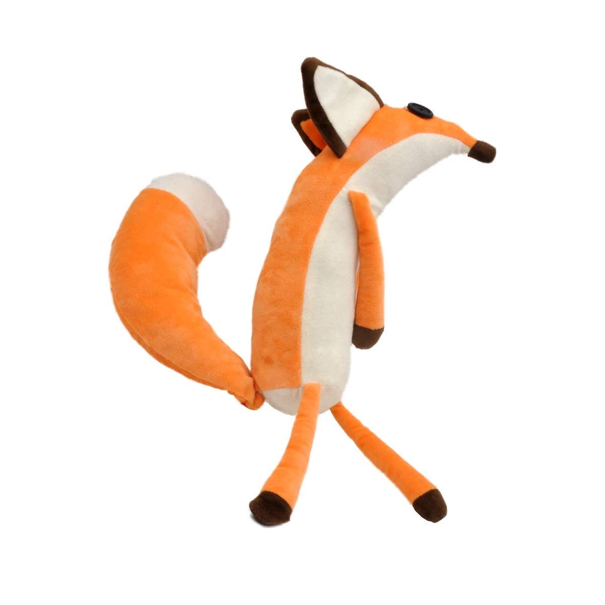 VANVENE Orange fox plush doll, soft fabric and friendly look