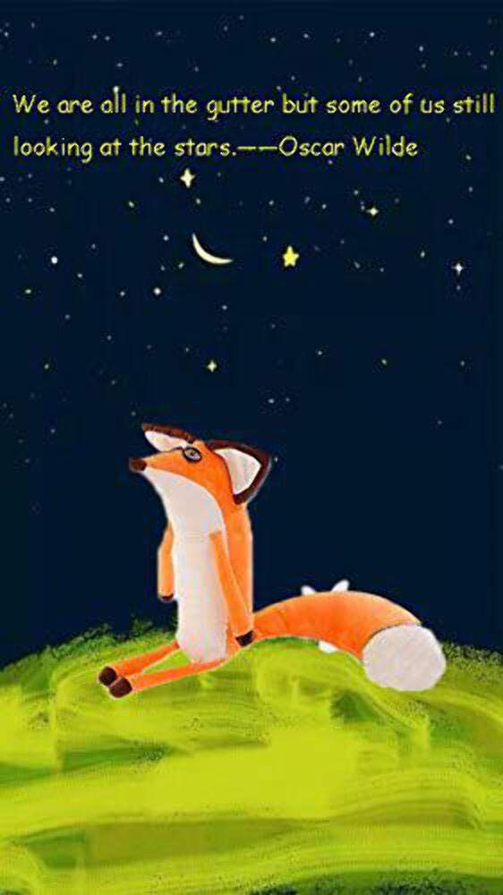 VANVENE Little Fox plush doll, two-size option shown for scale