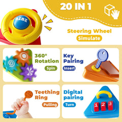 Vanvimen Busy Board cube whack-mole segment encourages finger coordination and focus.