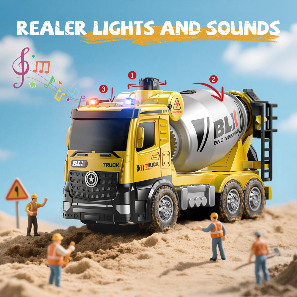 Vanvimen crane truck with rotating arm for imaginative construction play.