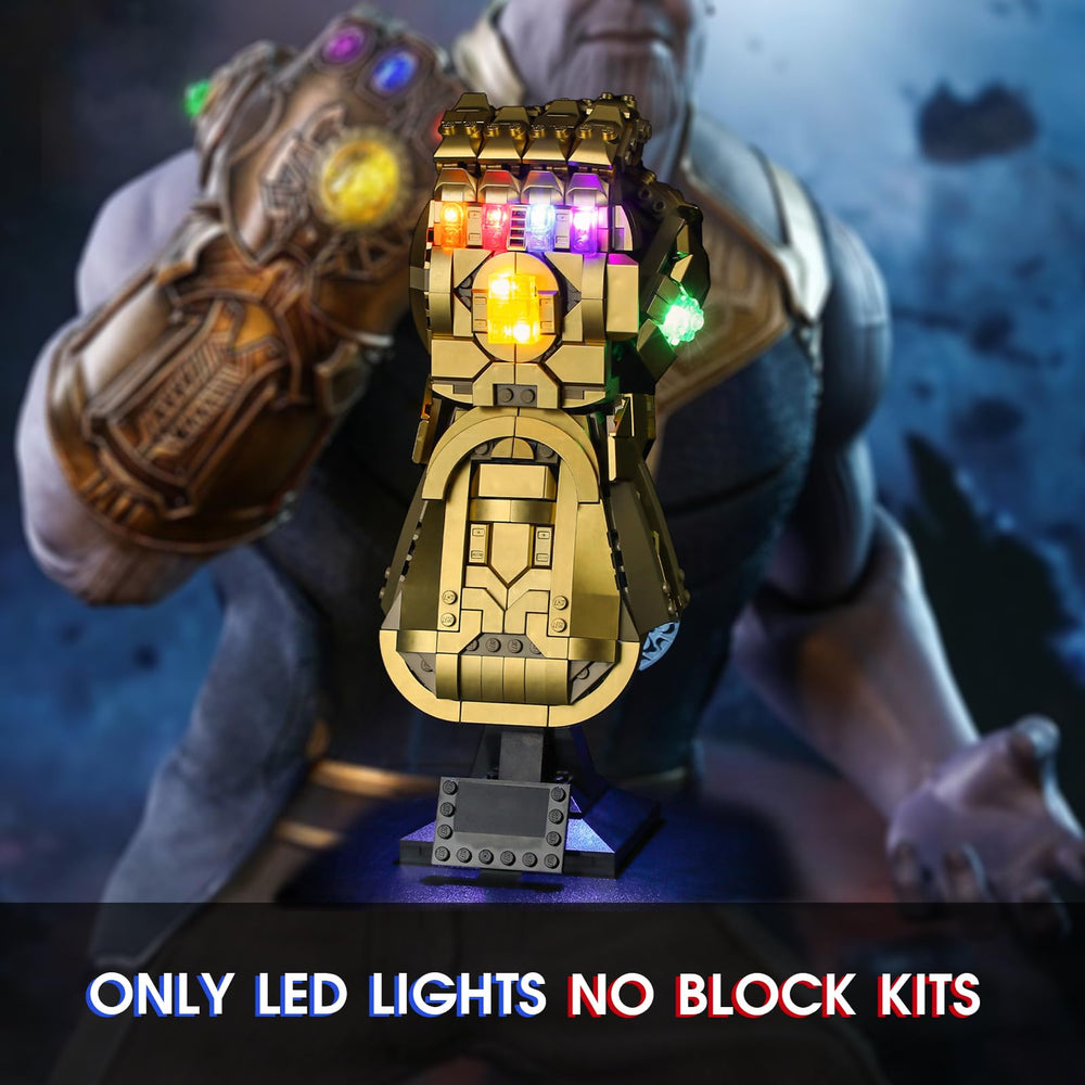 Gauntlet stone illumination by Vaodest enhances gemstone glow