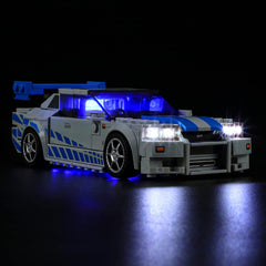 Vaodest LED light for Lego 76917 front beams brighten display for realism