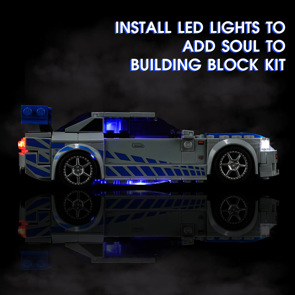 Vaodest LED light for Lego 76917 interior glow enhances cockpit ambiance