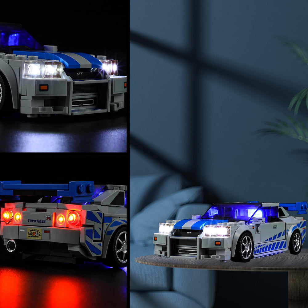 Vaodest LED light for Lego 76917 USB or battery power offers flexible setup
