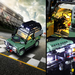 Vaodest Light for Lego 10317 Defender 90 QR guide simplifies setup