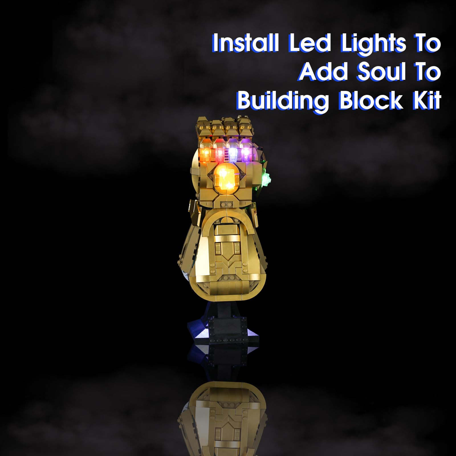 QR code installation guide for Vaodest LED kit with Lego 76191