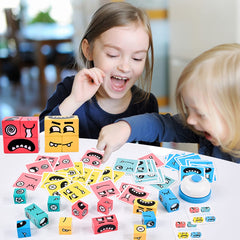 Varbertos colorful wooden cubes for fast-paced head-to-head matching