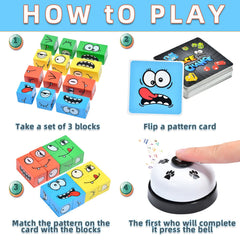 Varbertos pattern cards illustrate quick matching challenges.
