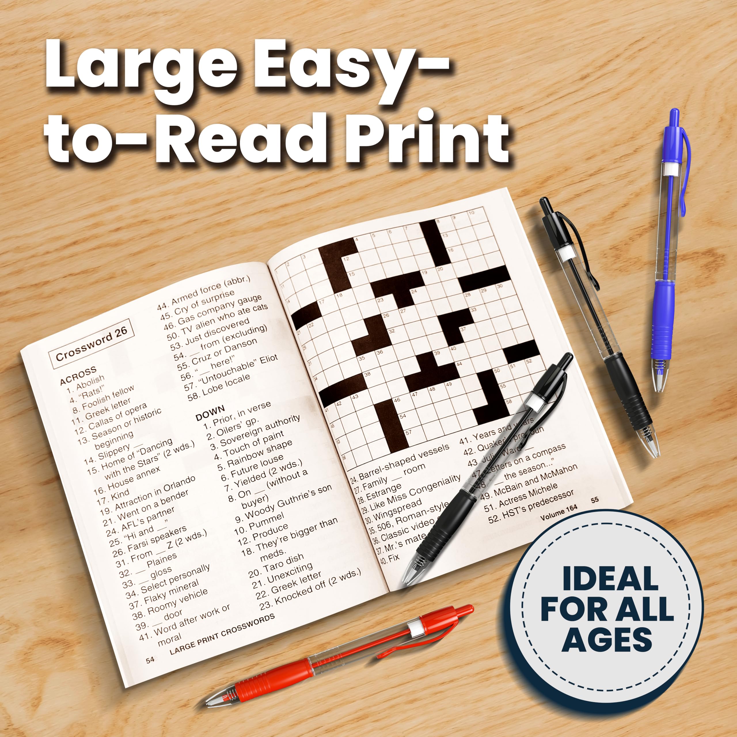 Variety Savings 12-Pack Sudoku large print puzzles for easier reading and focus.
