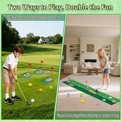 VATOS adjustable-putter grows with kids for longer, comfortable sessions.