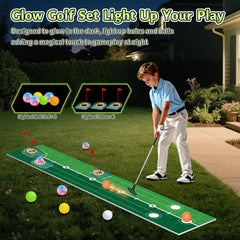 VATOS glow balls illuminate the path for confident aiming during play.