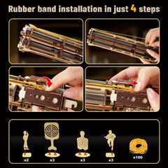 VATOS instruction-guide image suggests step-by-step process for confident beginners and seasoned builders.