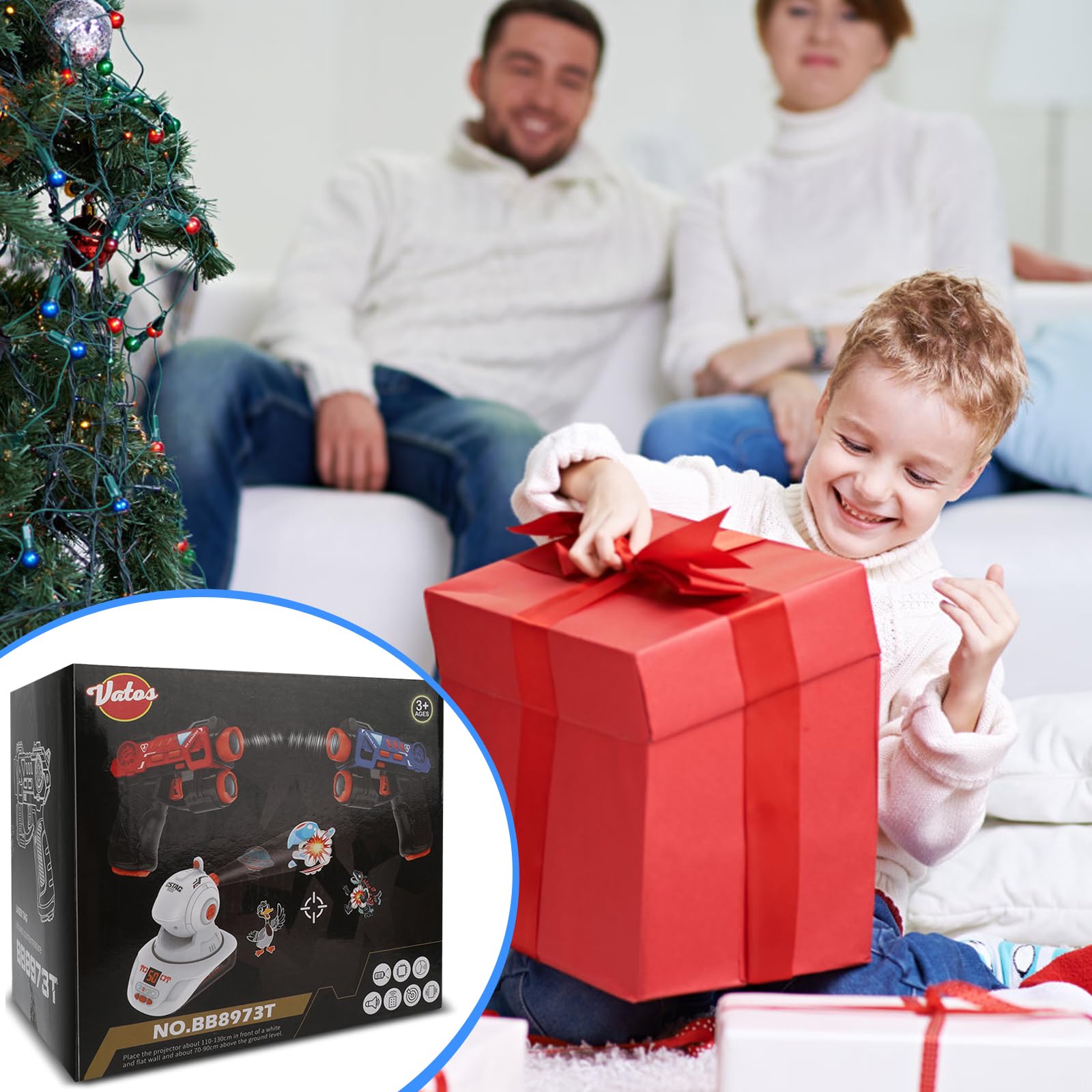 VATOS safe, kid-friendly design with Class 1 infrared promotes family-friendly fun.