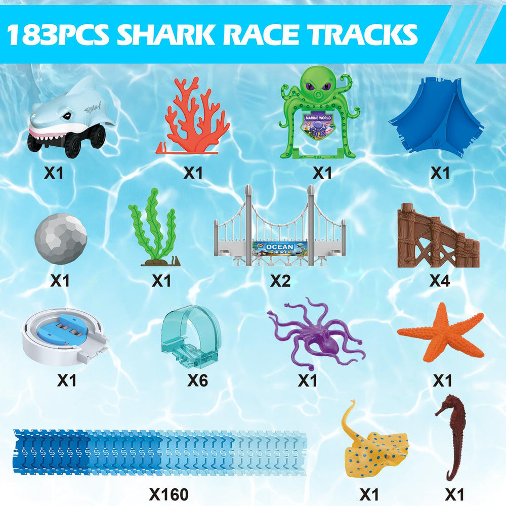 VATOS Track Toys 360° turntable adds dynamic action to fast races.