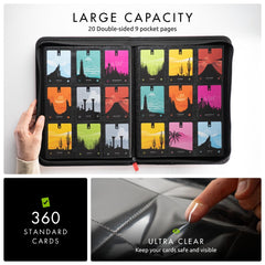 Vault X archival-safe materials shield cards from dust and moisture.