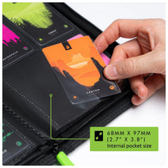 Vault X archival-safe materials protect cards from dust and moisture