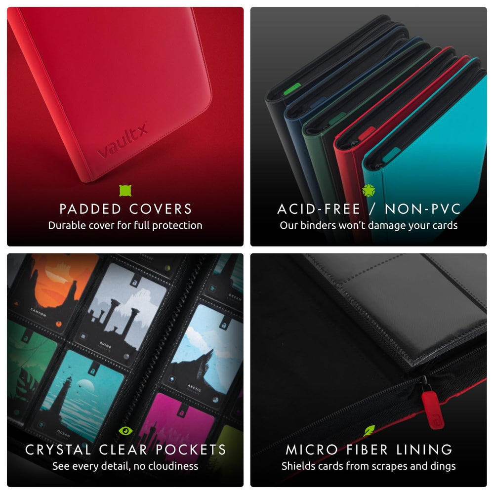 Vault X binder ideal for collectors and players to stay organized