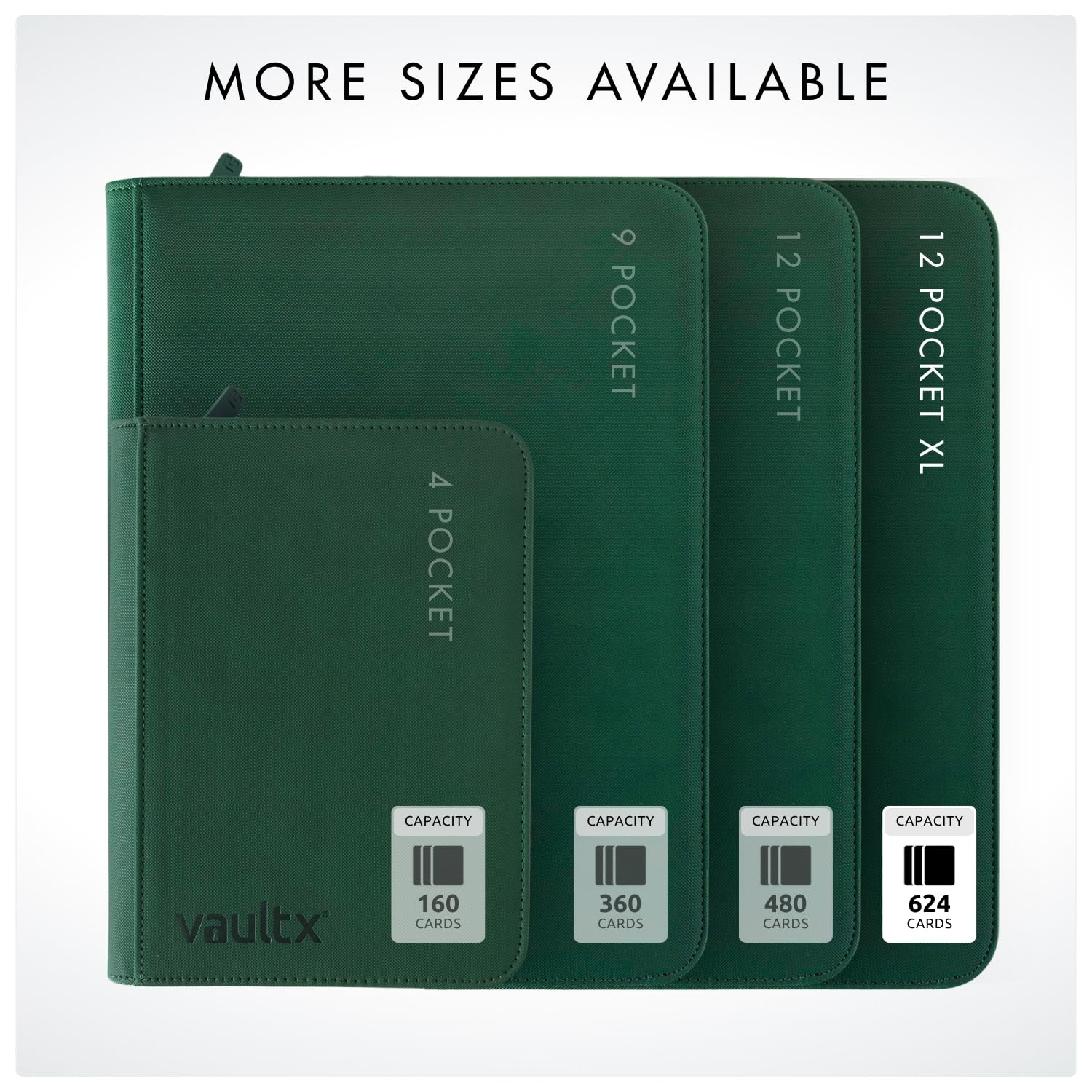 Vault X dust and moisture protection enhances long-term card preservation.