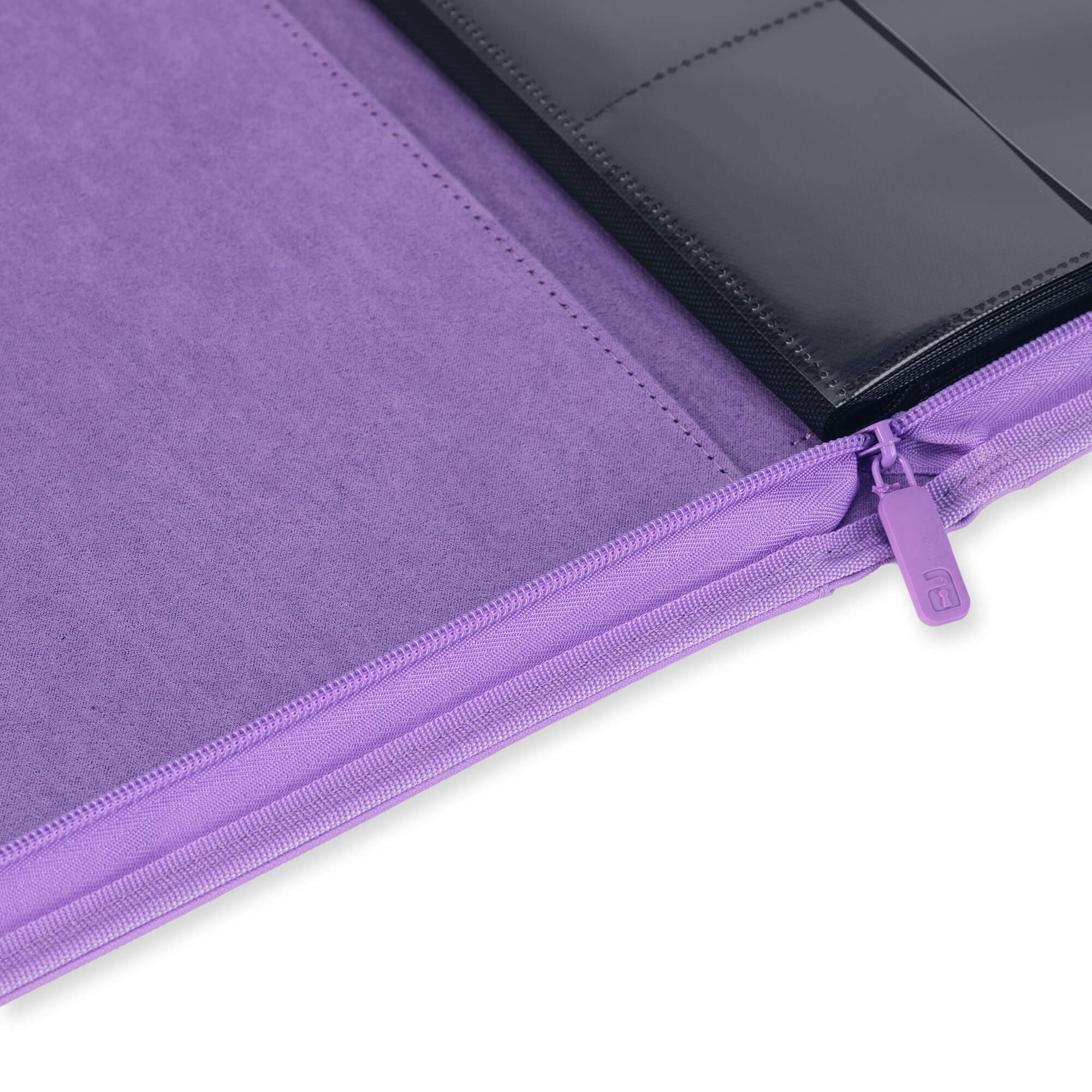 Vault X Exo Tec binder open spread with 20 double‑sided pages.
