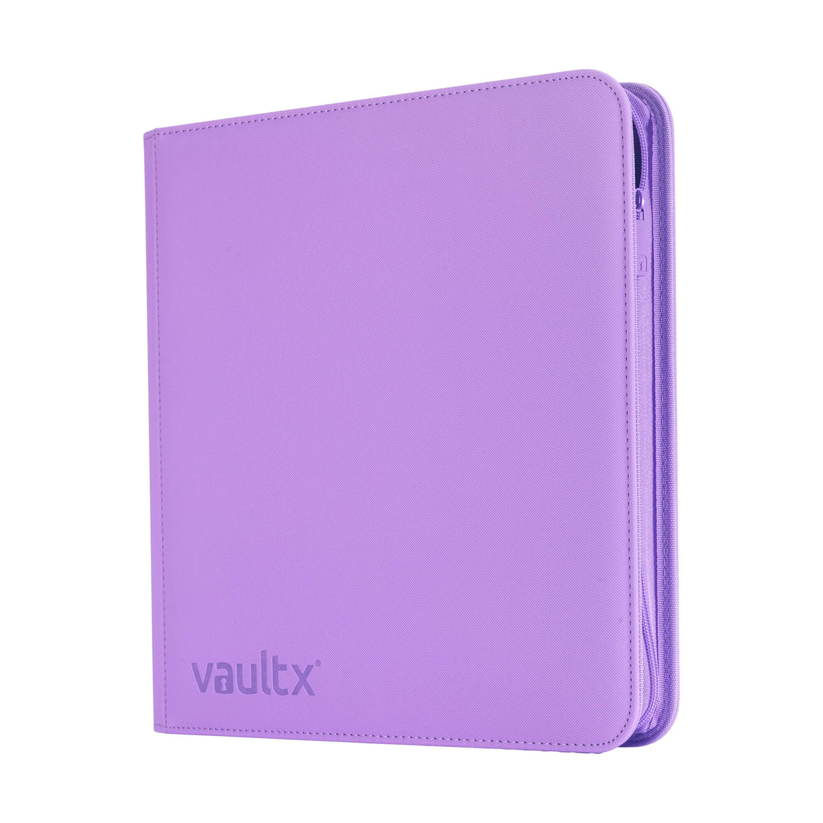 Vault X Exo Tec binder front cover in purple showing premium protection.
