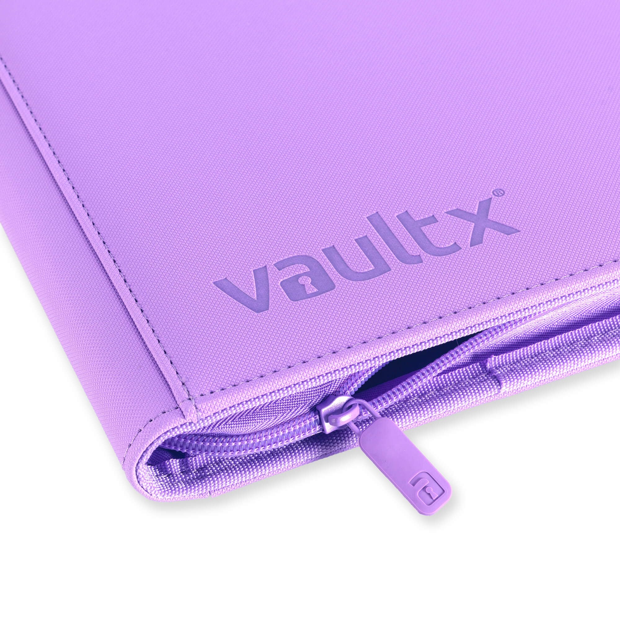 Vault X Exo Tec binder side-loading pockets secure each card.
