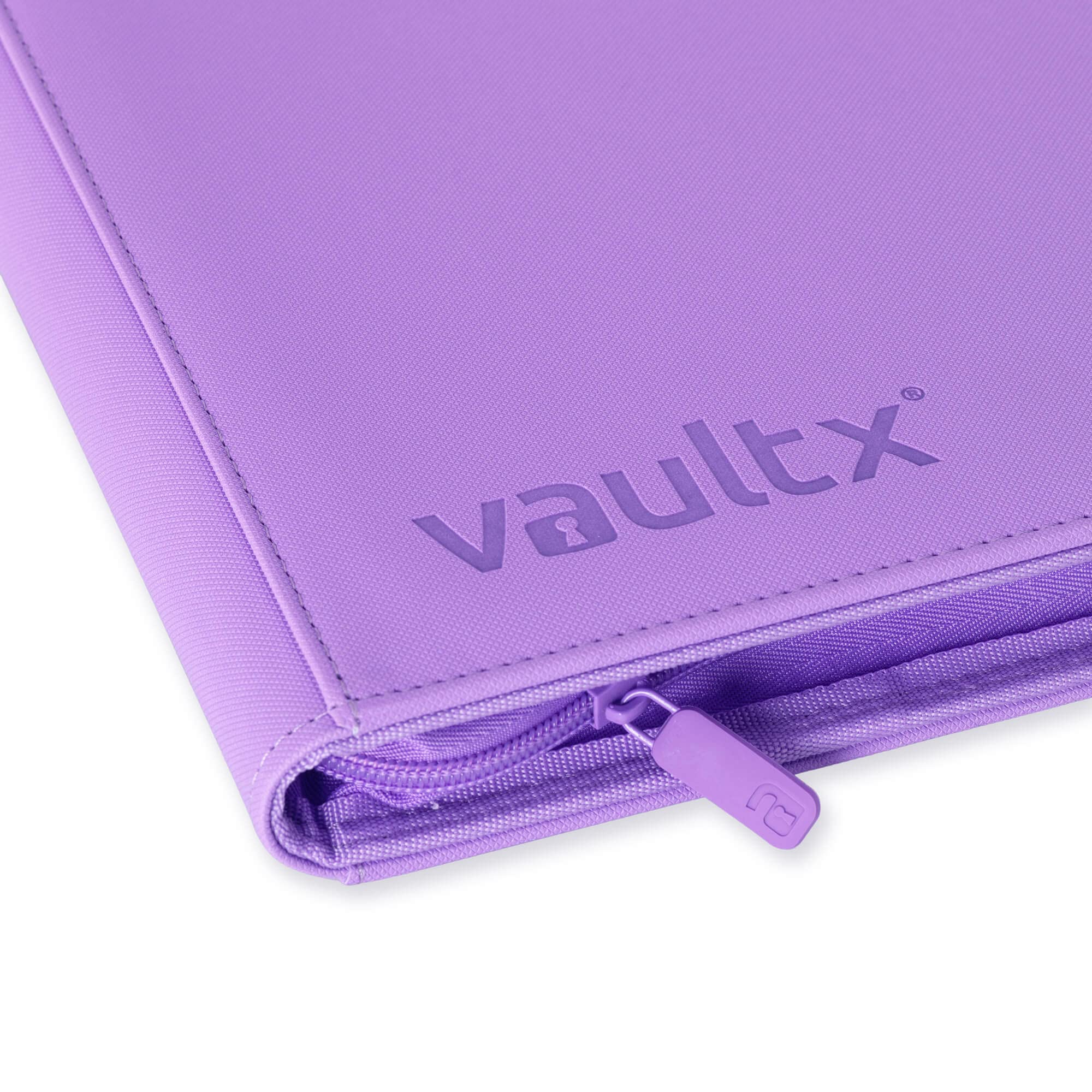 Vault X Exo Tec binder textured surface is water‑resistant for daily use.