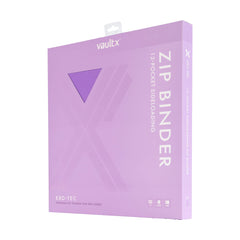 Vault X Exo Tec binder zip closed guarding cards from dust.