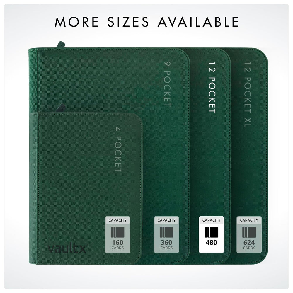 Vault X size and dimensions show 33 cm by 35 cm binder.