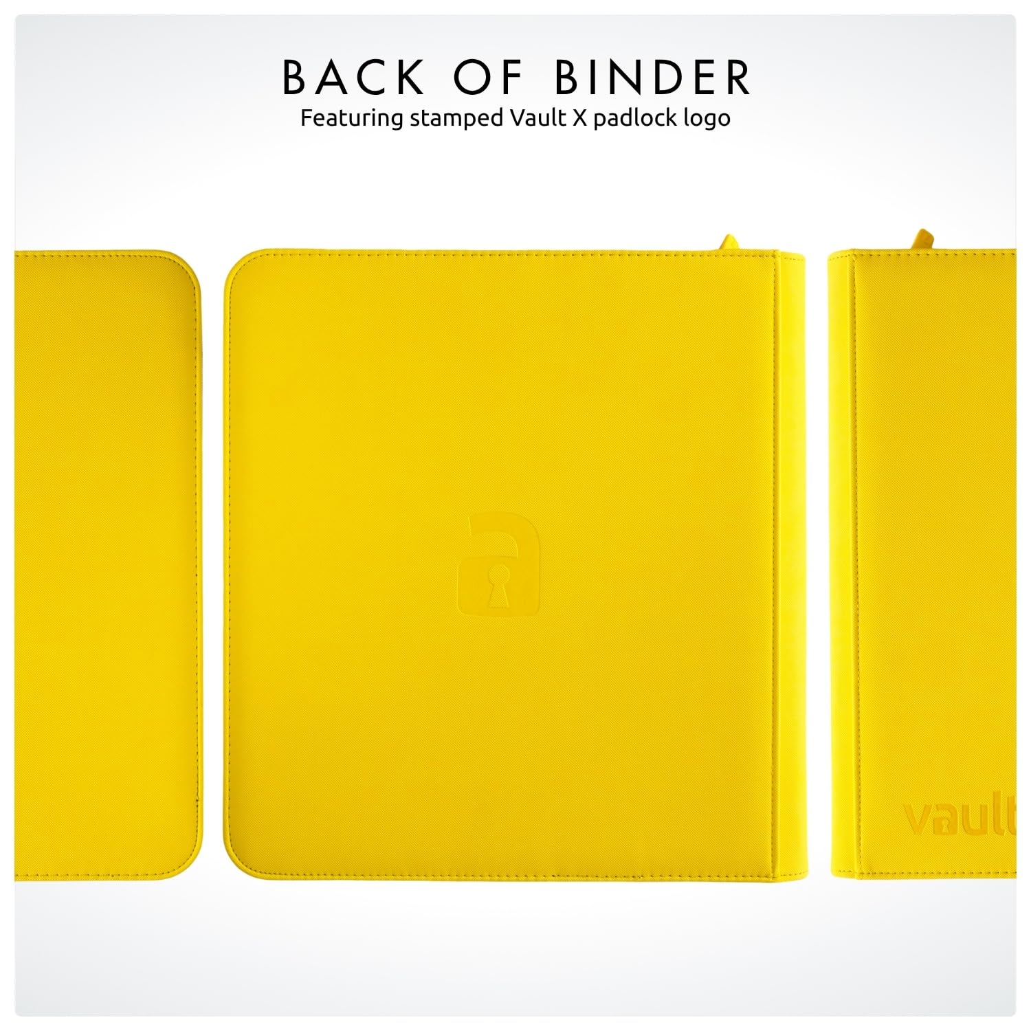 Vault X lightweight binder shown for easy travel and display
