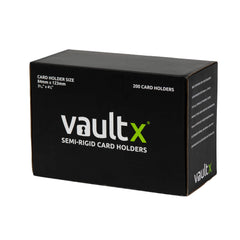 Vault X internal pocket view shows 81x108mm dimensions for standard cards.