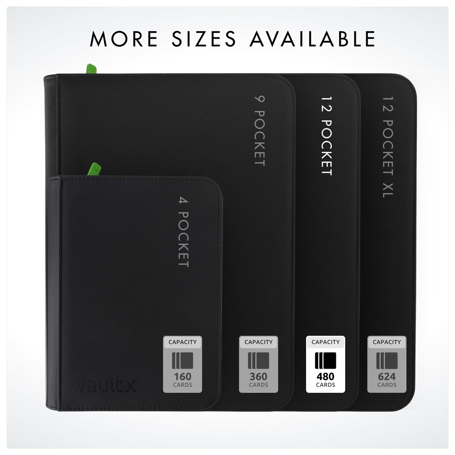 Vault X binder size and sleeve compatibility with standard sleeves