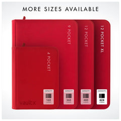 Vault X size compatibility with standard sleeves for easy setup