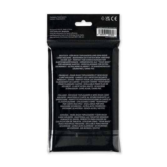Vault X sleeves with sealable tab provide secure, mail-ready protection.