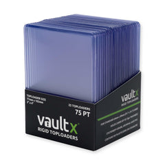 Vault X Toploaders 75pt closeup showing rigid protection for cards