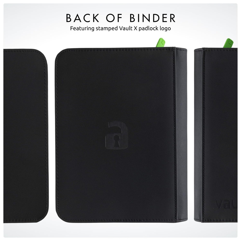 Vault X zipper closure keeps cards secure during transport and gameplay