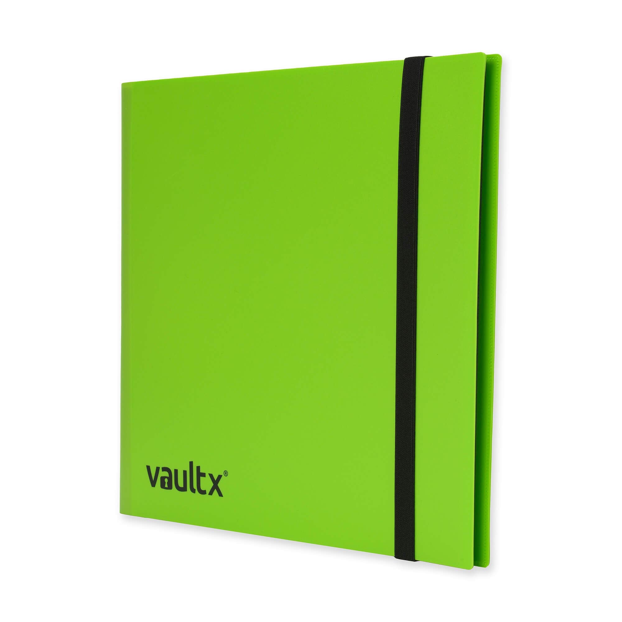 Elastic strap maintains closure, protecting cards when travelling or storing.
