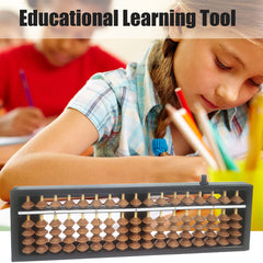 Vaupan Abacus brown beads enable approachable math practice.