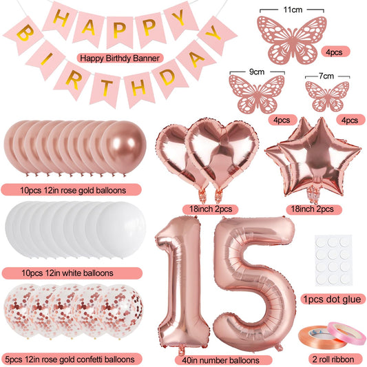 VBEOLLOV rose gold butterfly decorations add delicate whimsy