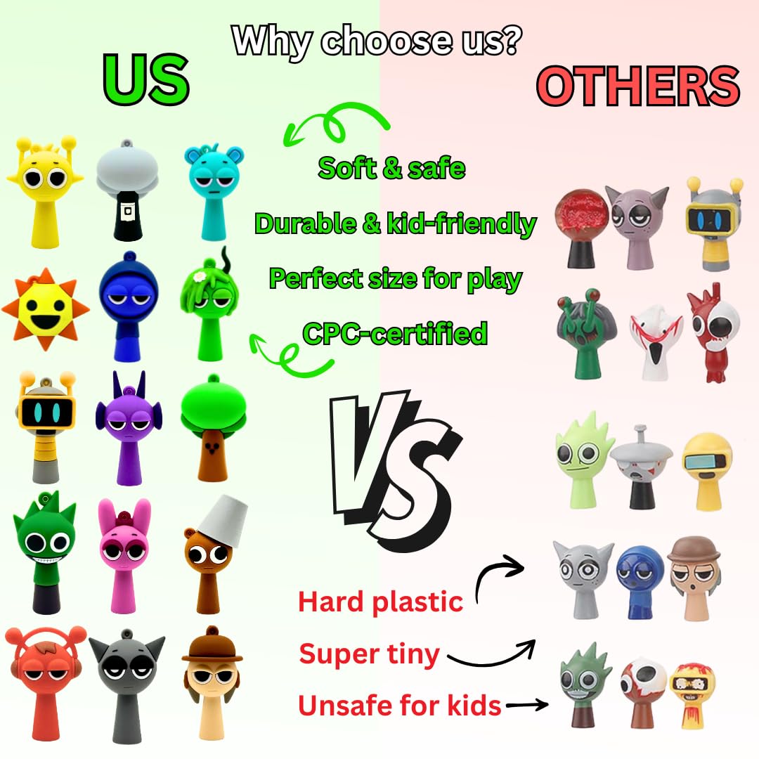VbStar soft, durable rubber-like material supports safe, flexible play.