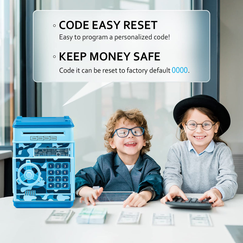 Vcertcpl ATM piggy bank keypad 4-digit code for easy personal security.