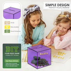 Sturdy money box suitable for daily use and decor.