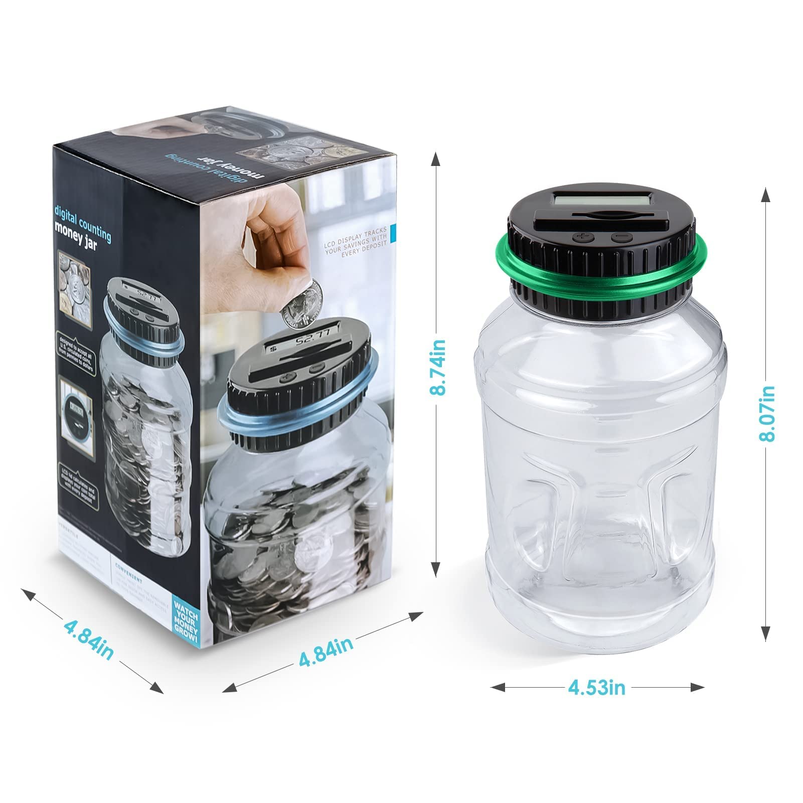 Vcertcpl gift-ready piggy bank design suitable for all ages