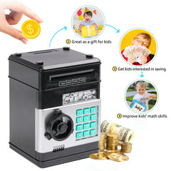 Vcertcpl ABS piggy bank showing durable construction for daily play