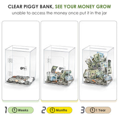 Vcertcpl X-Large piggy bank decor-friendly aesthetic for any room