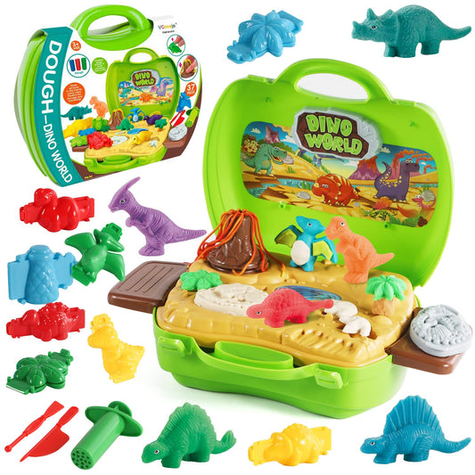 VConejo dinosaur color dough suitcase for creative play and hands-on learning.