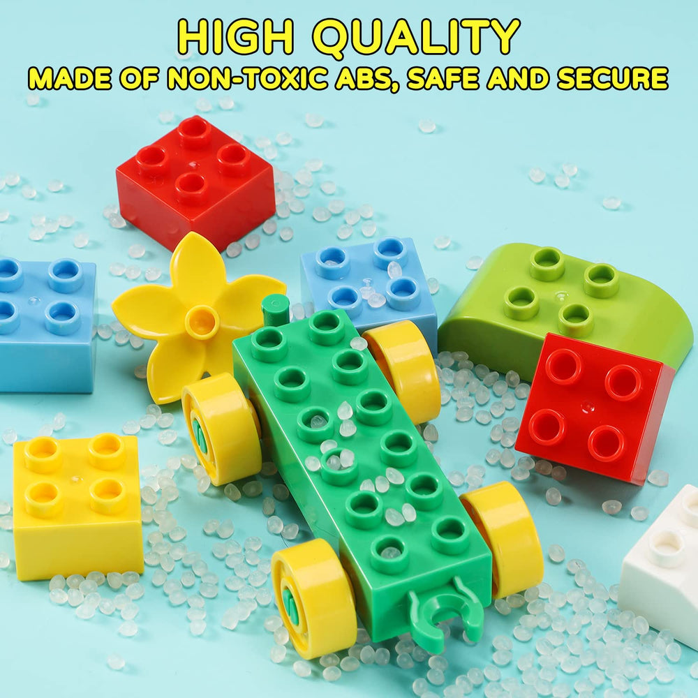 VConejo number bricks 18-pack supports number recognition and motor practice.