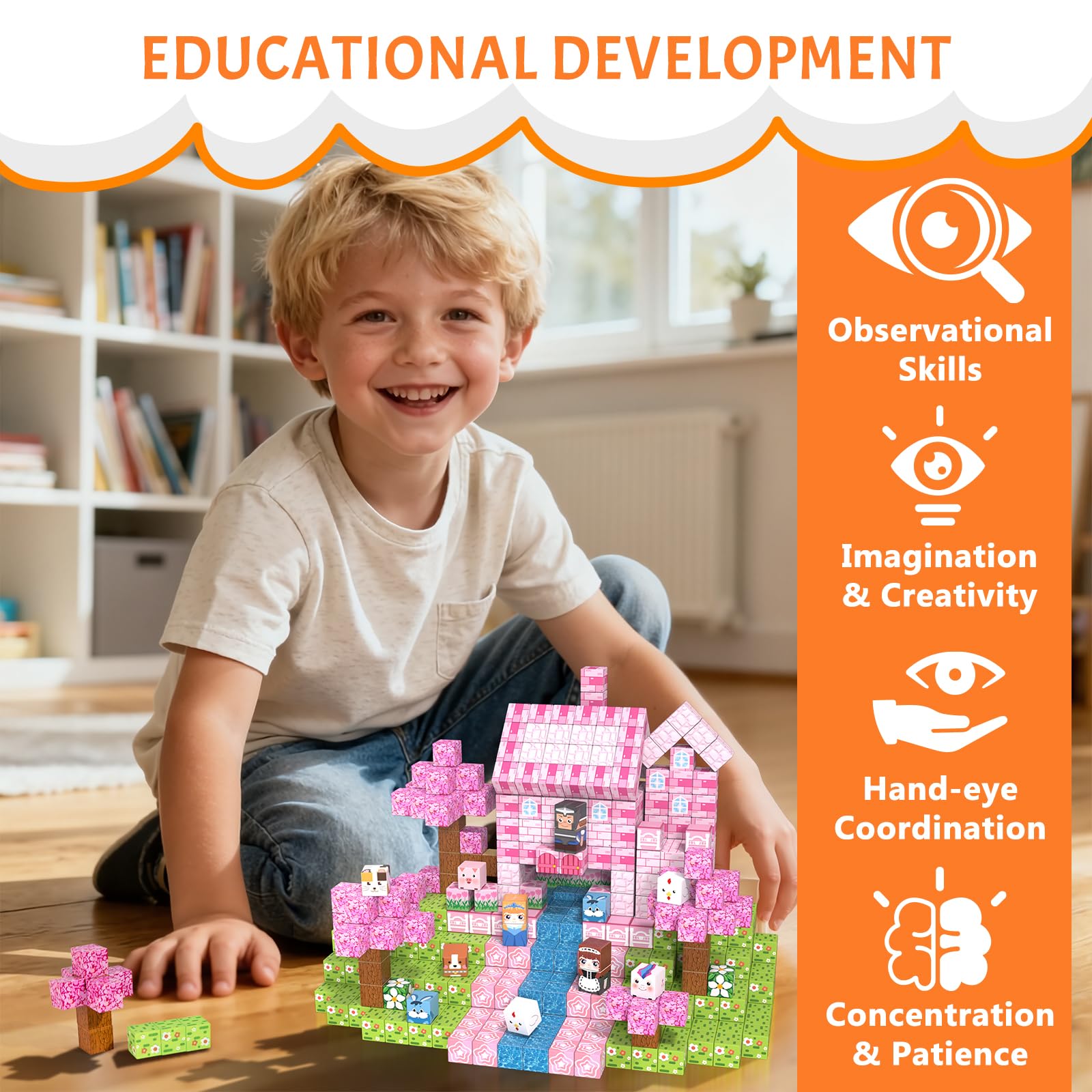 Vdealen magnetic blocks make an engaging gift for birthdays and holidays.