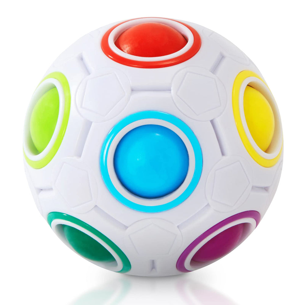 Vdealen Magic Rainbow Puzzle Ball front view for focus and play